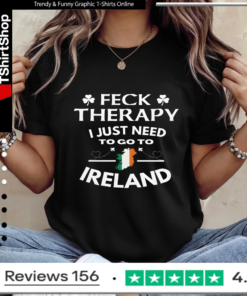 Feck Therapy, Ireland Travel_Ladies T-Shirt