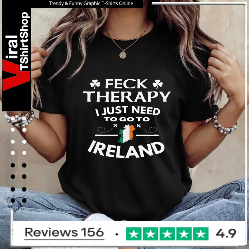 Feck Therapy, Ireland Travel_Ladies T-Shirt