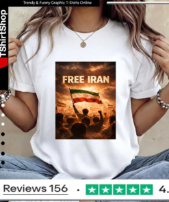 Free Iran Flag_Women T-Shirt