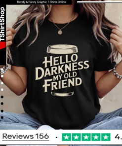 Hello Darkness Old Friend_Ladies T-Shirt