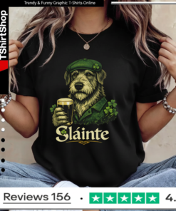 Irish Wolfhound Sláinte Ladies T-Shirt