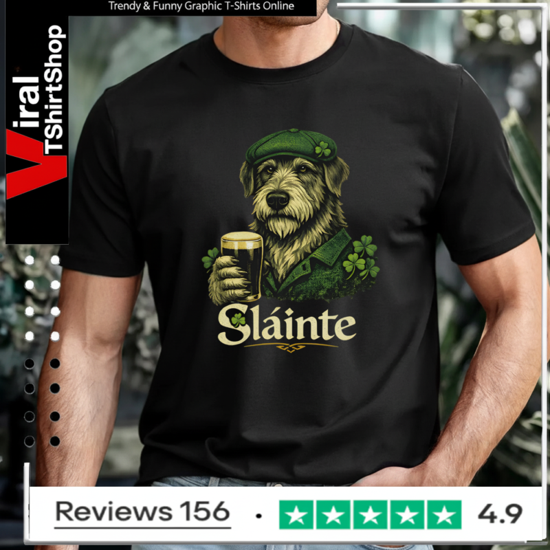 Irish Wolfhound Sláinte T-shirt