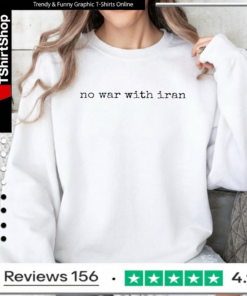 No War With Iran Political_Sweatshirt