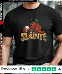 Sláinte Whiskey and Red Setter T-shirt