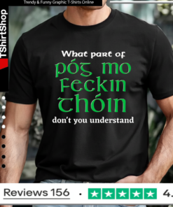 What Part of Póg mo feckin thóin Don't You Understand T-shirt