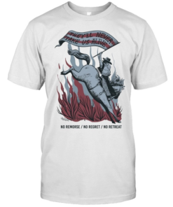 They’ll Never Take Us Alive Vintage Cowboy Riding Horse Western Shirt