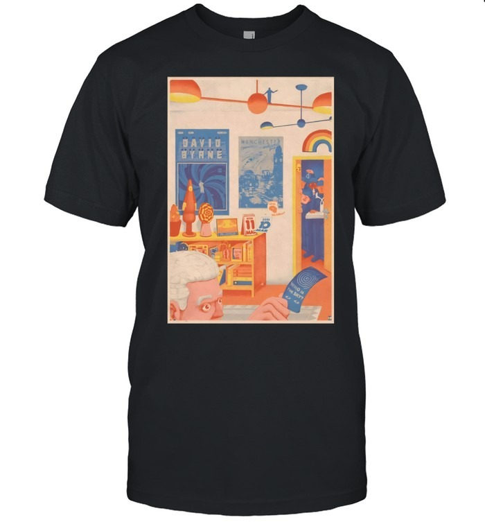 David byrne in manchester uk on mar 1011 2026-Unisex T-Shirt