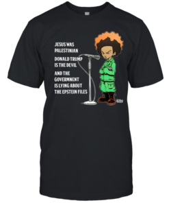 Jesus Was Palestinian Donald Trump Is The Devil-Unisex T-Shirt