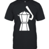 Espresso Baseball coffee filter shape-Unisex T-Shirt