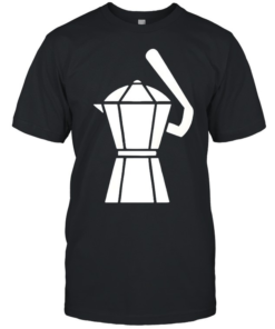 Espresso Baseball coffee filter shape-Unisex T-Shirt
