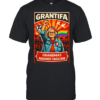 Grantifa Grandparents Against Fascism Funny Political Statement Shirt