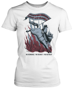 They’ll Never Take Us Alive Vintage Cowboy Riding Horse Western Shirt