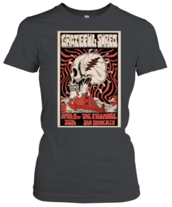 Grateful Shred The Fillmore San Francisco CA April 18 2026-Women T-Shirt