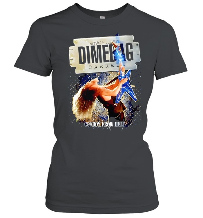 Goddess Pantera Stainless Steel cowboy from hell-Women T-Shirt