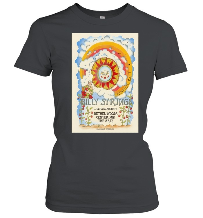 Billy Strings Bethel Woods Center for The arts in Bethel NY Jul 31 Aug 1 2026-Women T-Shirt