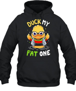 Delightful Derek x Duck my fat one middle finger-Hoodie