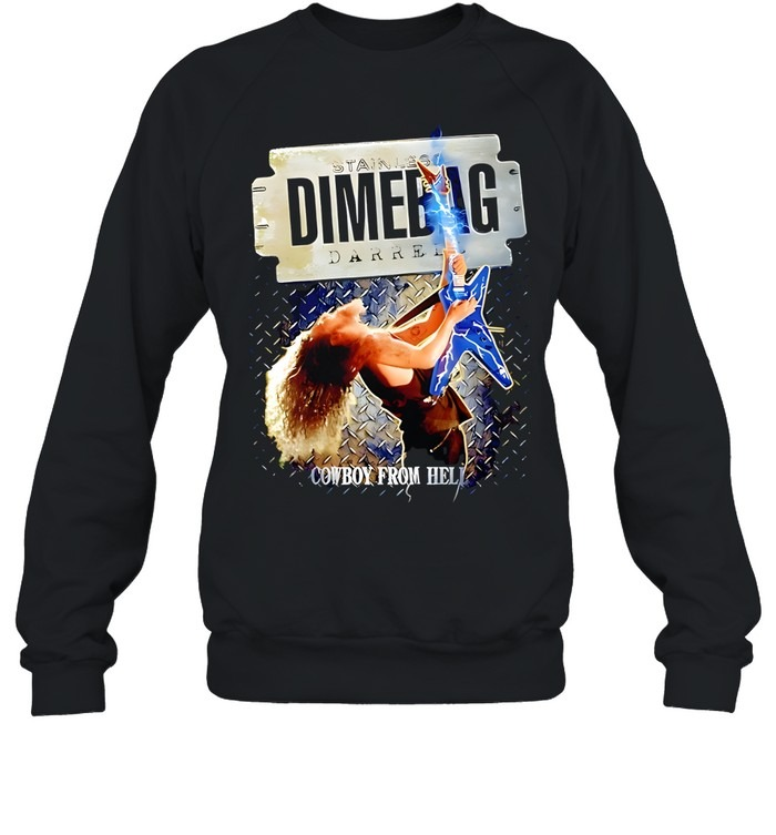 Goddess Pantera Stainless Steel cowboy from hell-Sweatshirt