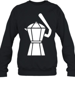Espresso Baseball coffee filter shape-Sweatshirt