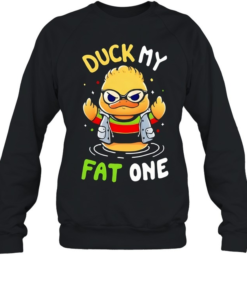 Delightful Derek x Duck my fat one middle finger-Sweatshirt
