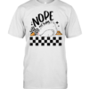 Lazy goose nope not today checkered flag-Unisex T-Shirt