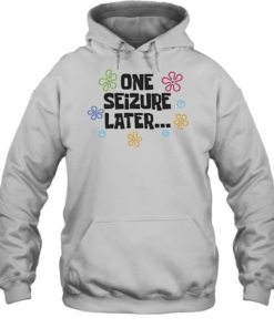 One seizure later flower shape colorful-Hoodie