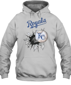 Kansas City Royals baseball broken-Hoodie