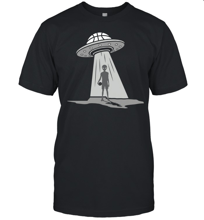 Alien Landing Silver Classic Men's T-shirt