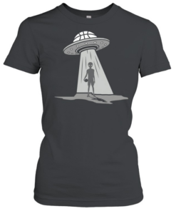 Alien Landing Silver Classic Women's T-shirt