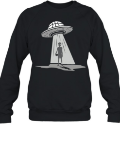 Alien Landing Silver Unisex Sweatshirt