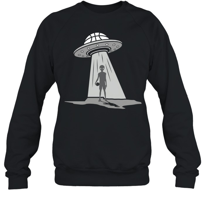 Alien Landing Silver Unisex Sweatshirt