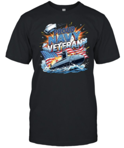 America submarine proud NAVY Veteran  Classic Men's T-shirt