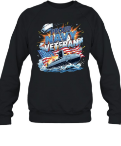 America submarine proud NAVY Veteran  Unisex Sweatshirt