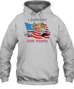 American soldier I support our poops Unisex Hoodie