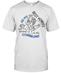 Angel all my best homies are invited to the commune  Classic Men's T-shirt
