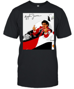 Ayrton Senna middle finger signature meme  Classic Men's T-shirt