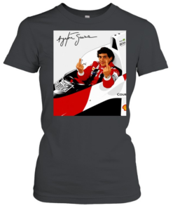 Ayrton Senna middle finger signature meme  Classic Women's T-shirt