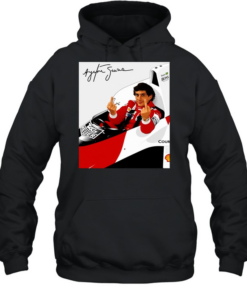 Ayrton Senna middle finger signature meme  Unisex Hoodie