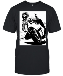 Barry Sheene racing middle finger meme  Classic Men's T-shirt