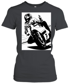 Barry Sheene racing middle finger meme Classic Women's T-shirt
