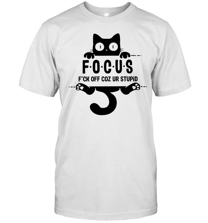 Black Cat Focus Tee Classic Men's T-shirt
