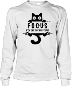 Black Cat Focus Tee Long Sleeved T-shirt