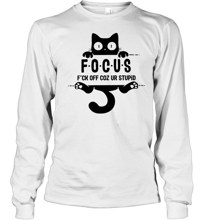 Black Cat Focus Tee Long Sleeved T-shirt