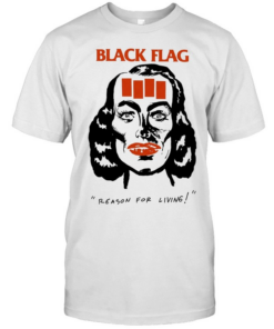 Black flag reason for living rare 80’s vintage  Classic Men's T-shirt
