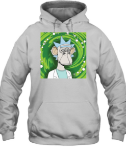 Bored Ape Rickand Morty  Unisex Hoodie