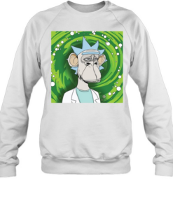 Bored Ape Rickand Morty  Unisex Sweatshirt