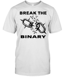 Break the binary loosening of shackles  Classic Men's T-shirt