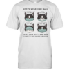 CAT HOW TO WEAR YOUR MASK  Classic Men's T-shirt