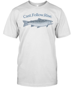 Cast Follow Rise Fish Tee Classic Men's T-shirt