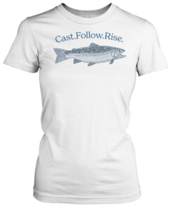 Cast Follow Rise Fish Tee Classic Women's T-shirt