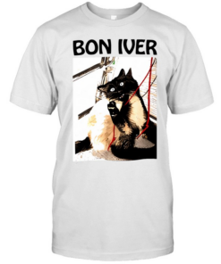 Cat Bon Iver photo  Classic Men's T-shirt